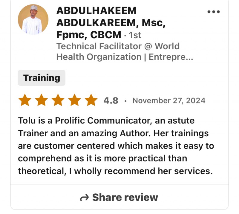 Customer review 3