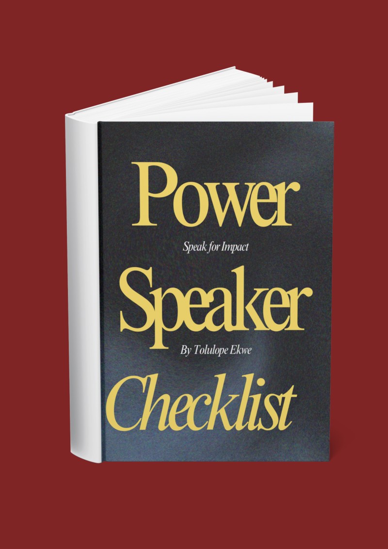 TSL POWER SPEAKER CHECKLIST