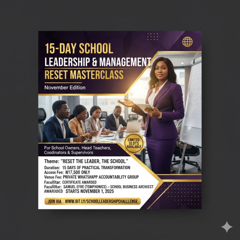15 Days School Leadership and Management Reset Challenge