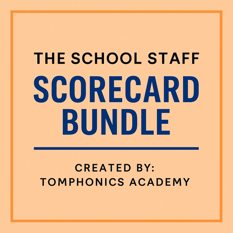 The School Staff Scorecard Bundle