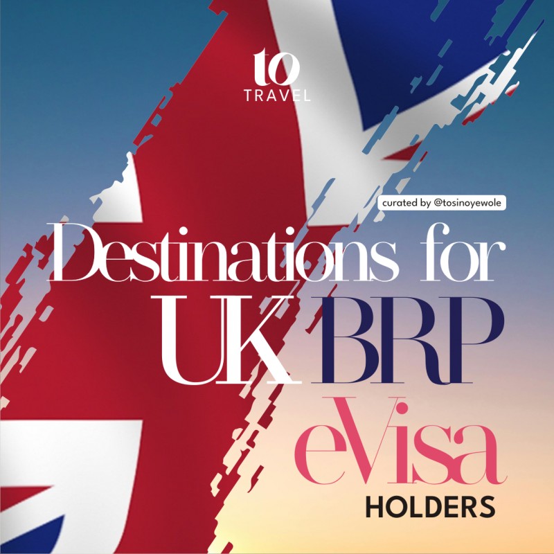 Guide: 15 Destinations for UK BRP/eVisa Holders