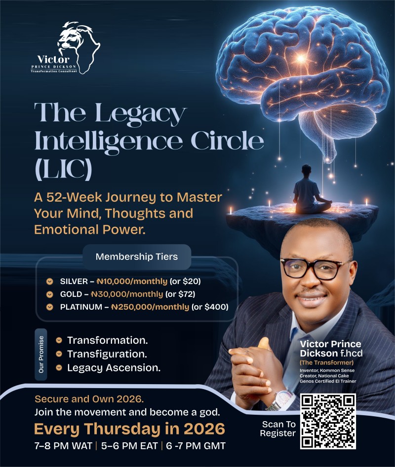 THE LEGACY INTELLIGENCE CIRCLE : 3D Conclave for the Mind, Thoughts and Emotions