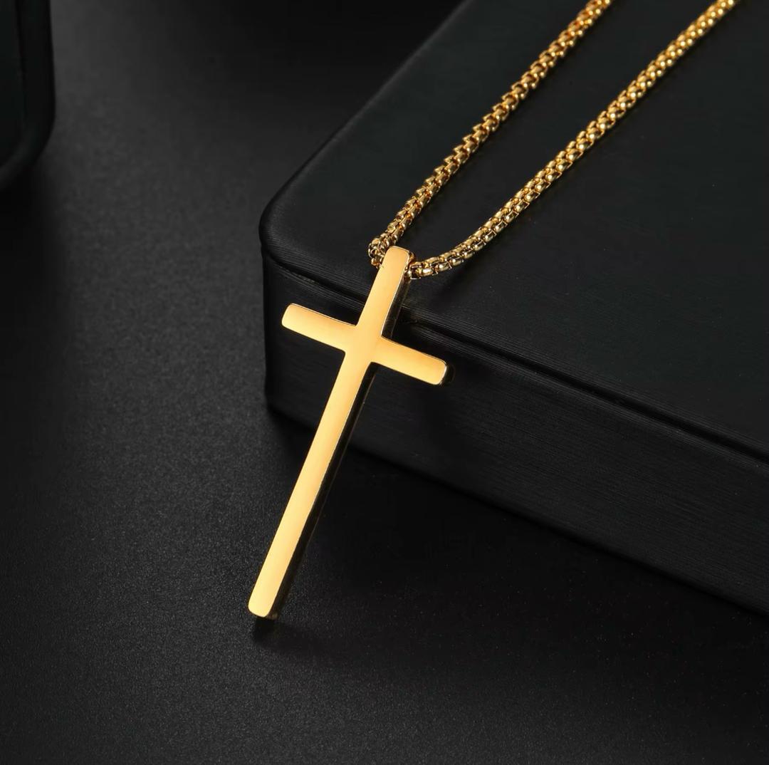 Male cross necklace