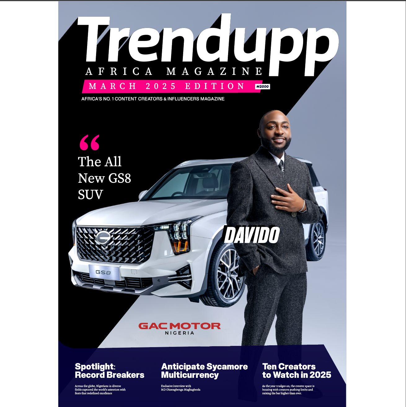 TRENDUPP AFRICA MAGAZINE (MARCH EDITION)