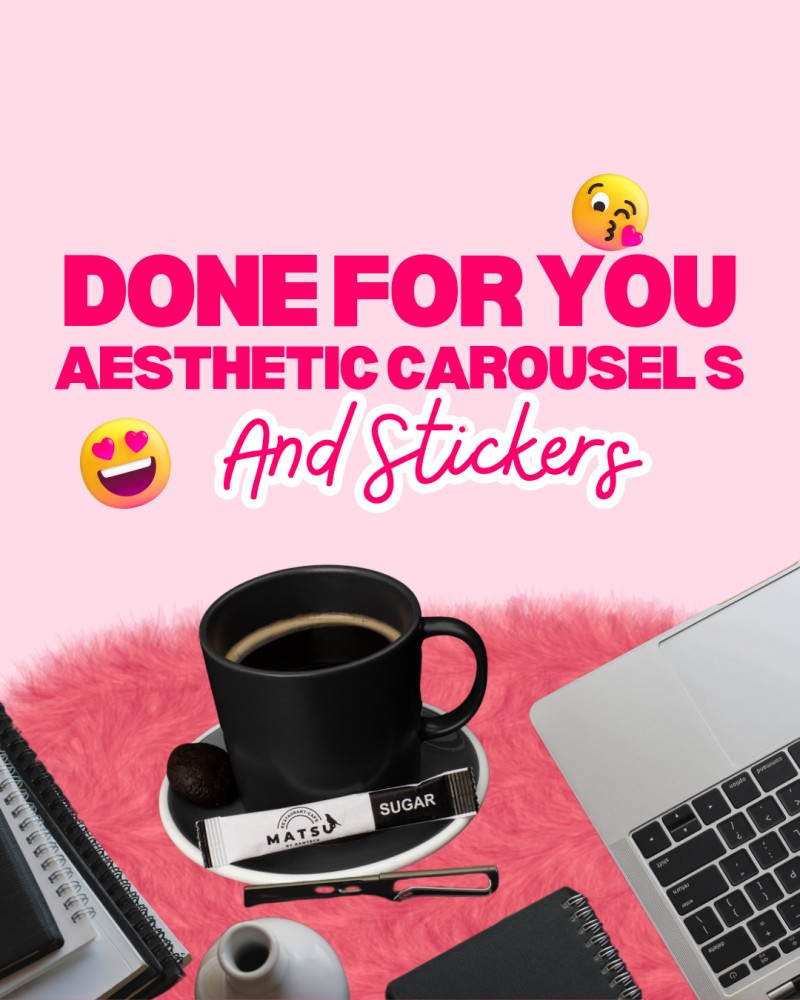 Product Title: π DFY Carousel Templates + Stickers Pack | MRR + PLR Included