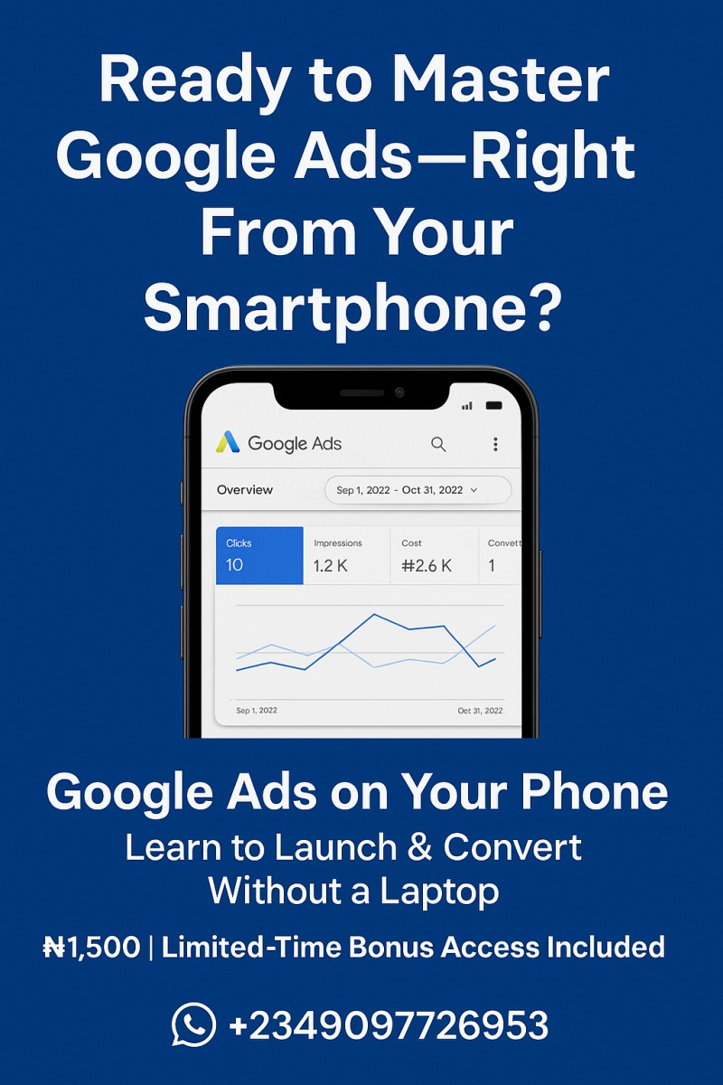 Google Ads Mastering Course