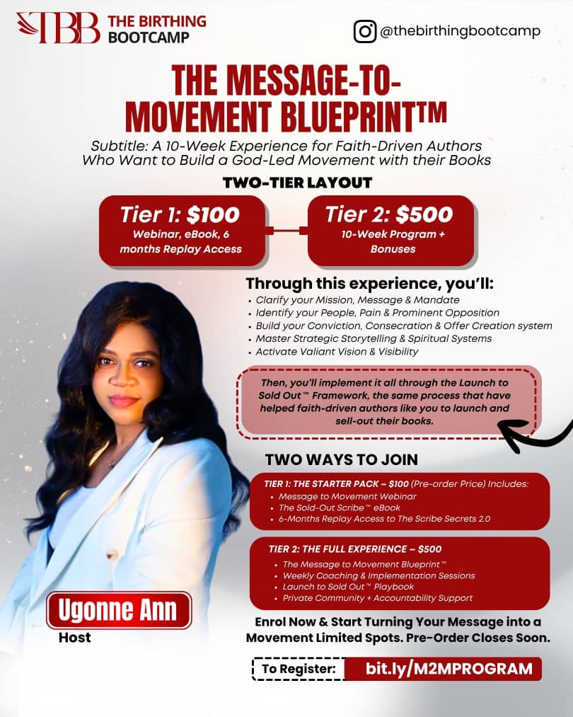 From Message To Movement Blueprint