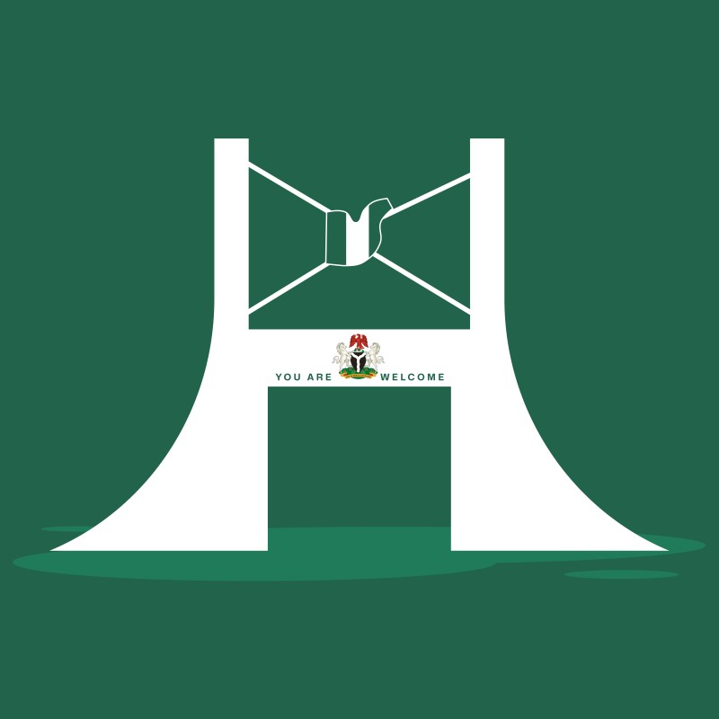 Abuja City Gate 2D Illustration