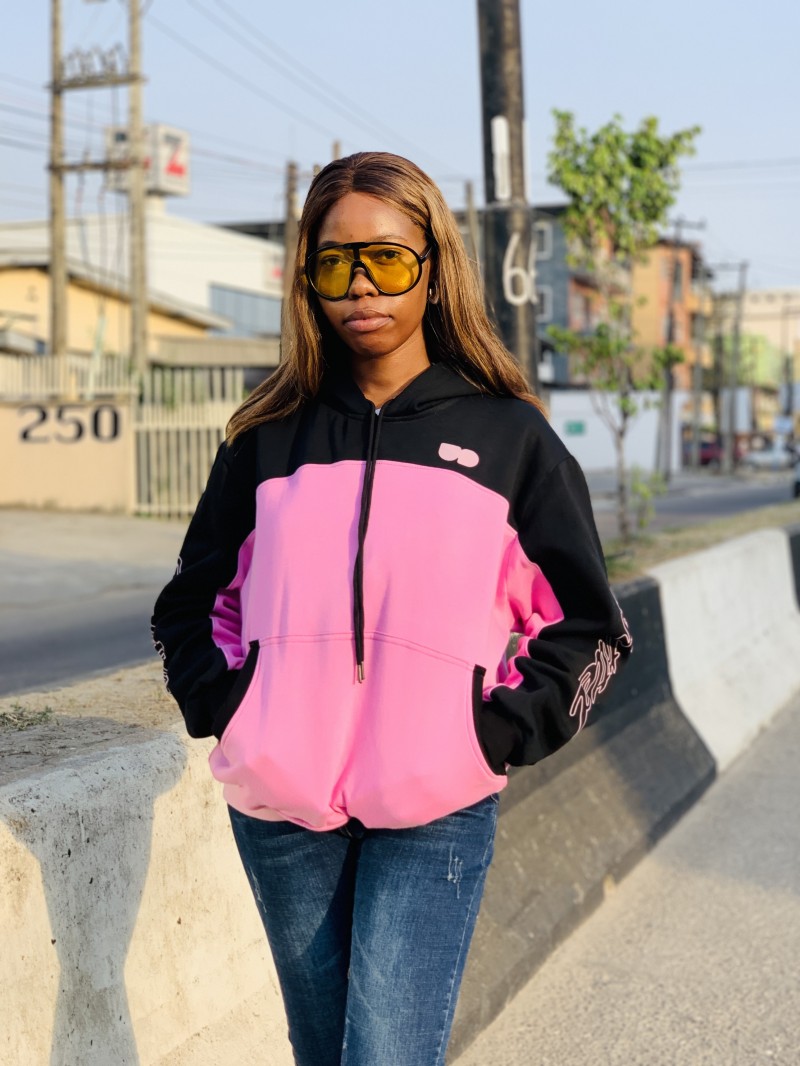 UD x Creative Possibilities Hoodie Set- Black and Pink