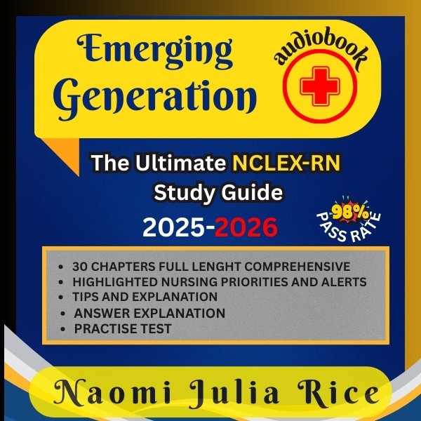 Ultimate NCLEX-RN Study Guide for 2025-2026! 3 IN ONE PDF PLUS AUDIOBOOK🚀📚