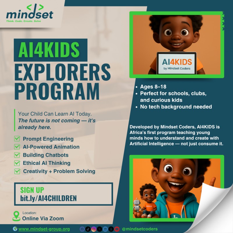AI4KIDS Explorers Program – Learn AI the Fun Way!