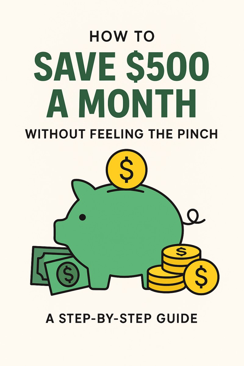 How to Save $500 a month