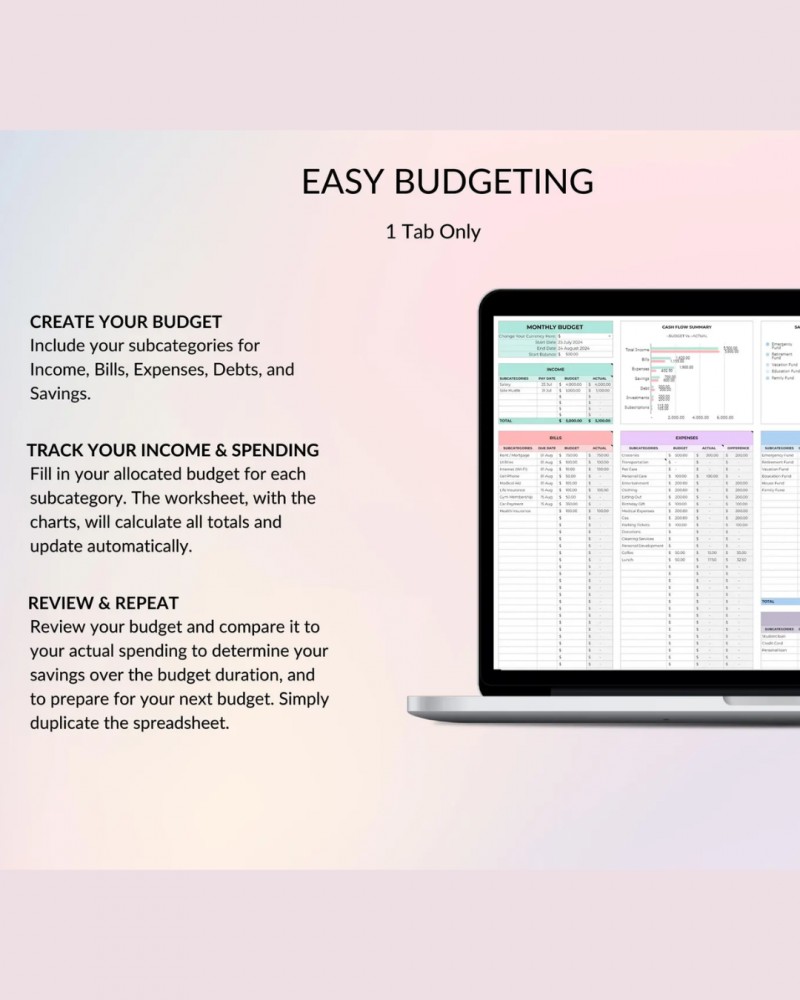2026 Smart Personal Monthly Budgeting and Financial Planner