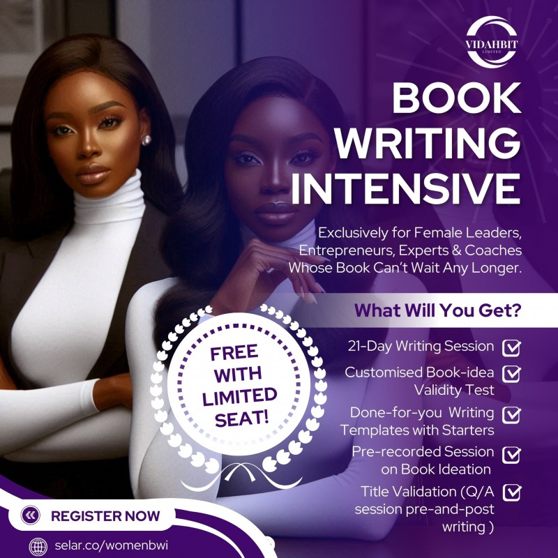 Book Writing Intensive - For Women Who Lead, Build, and Inspire