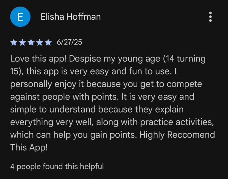 Customer review 3