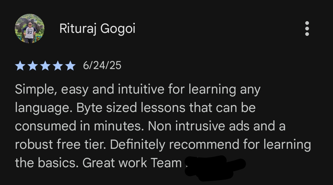 Customer review 4