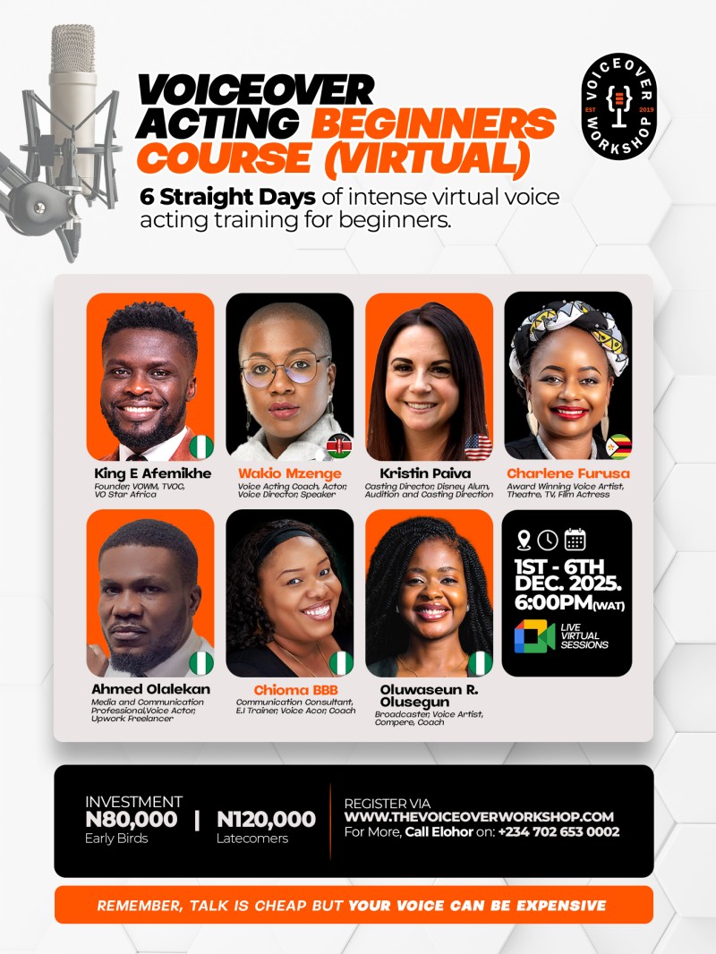 VOICE ACTING BEGINNERS COURSE UG