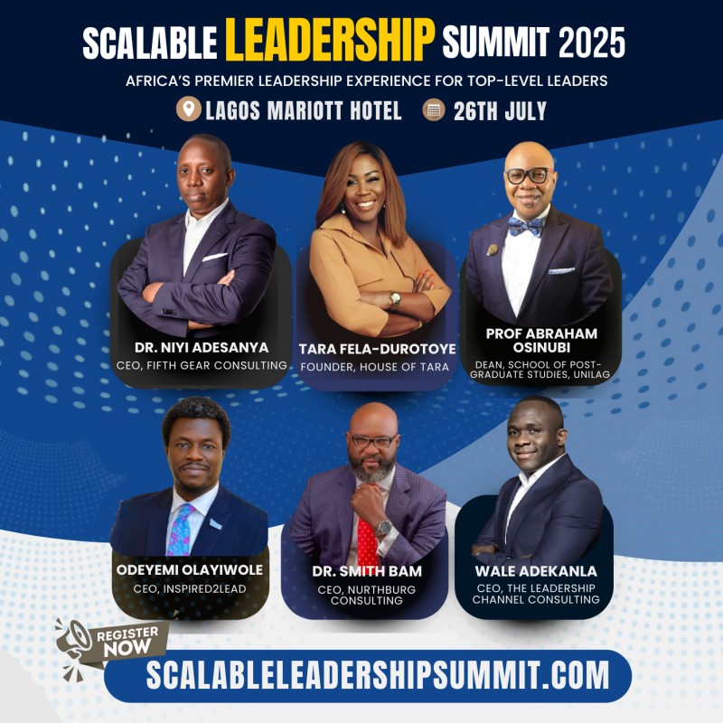 The Scalable Leadership Summit (Lagos Mariott Hotel | 26th July, 2025)