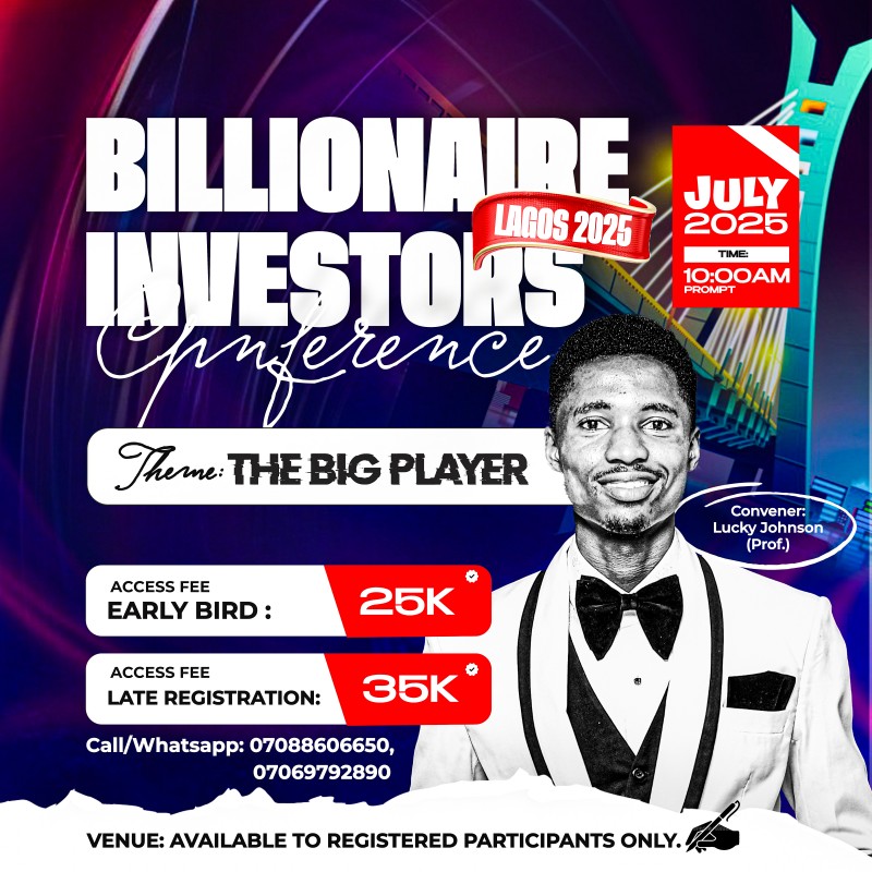 Billionaire Investors Conference Lagos 2025