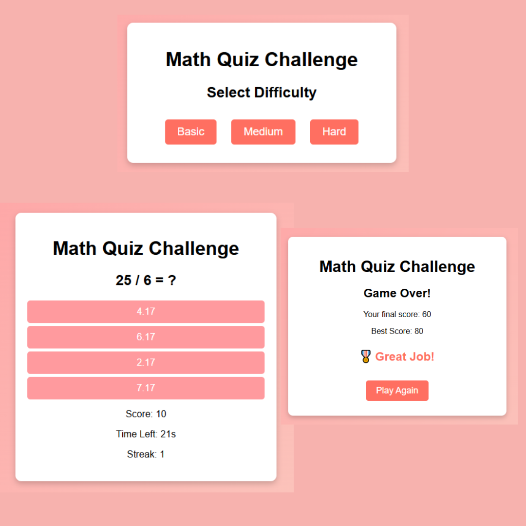 Kid's Math Game