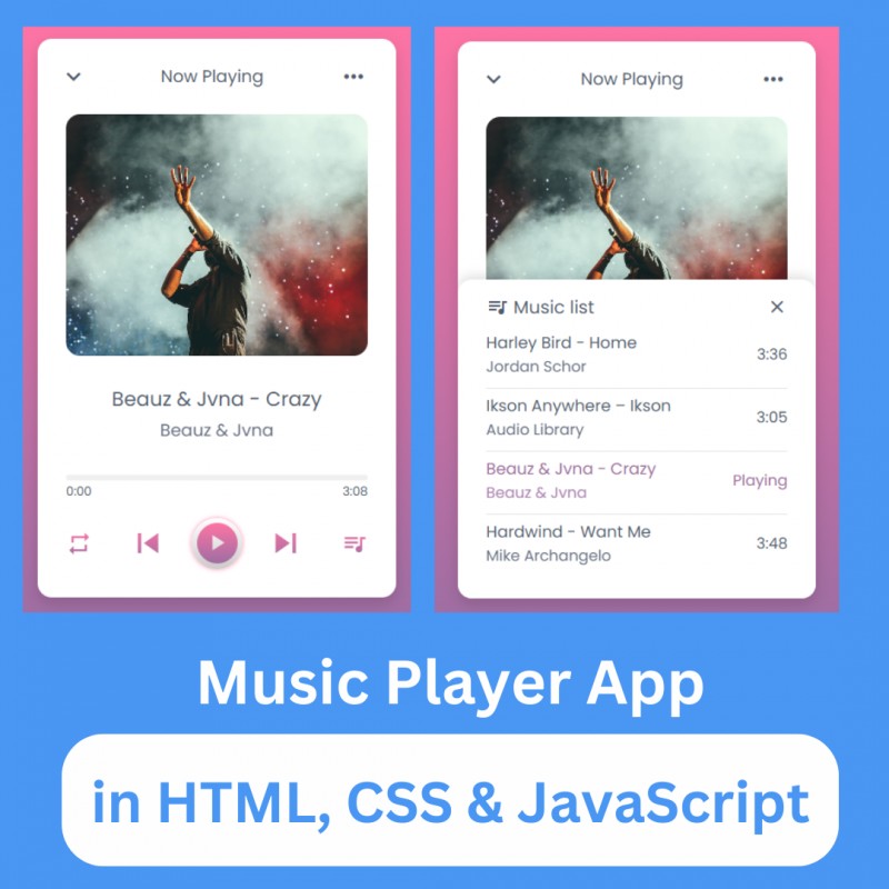 Music Player App in JavaScript