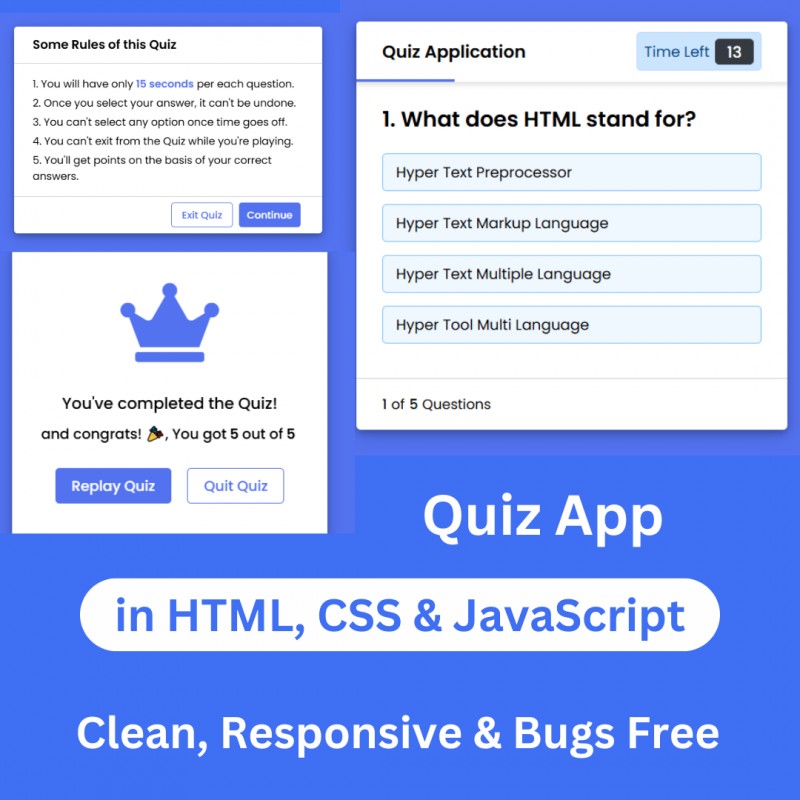 Quiz App in JavaScript
