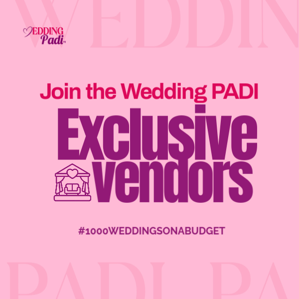 EXCLUSIVE VENDORS- WEDDING PADI
