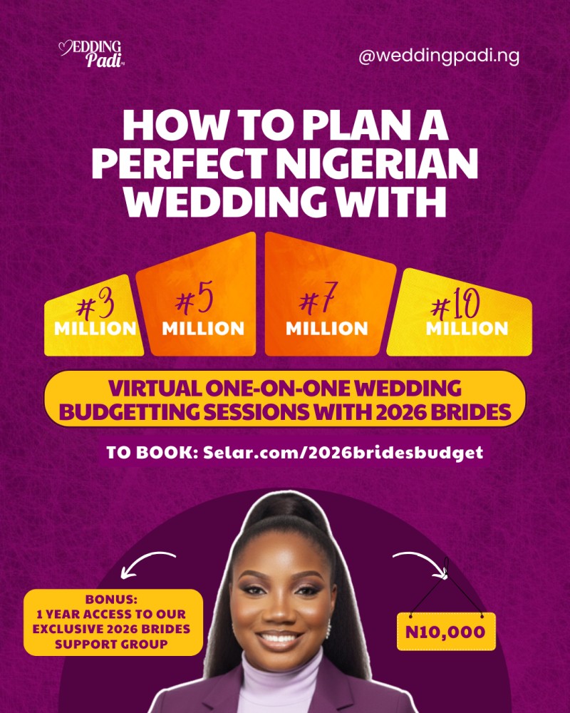 ONE-ON-ONE WEDDING BUDGETTING SESSION FOR 2026 BRIDES
