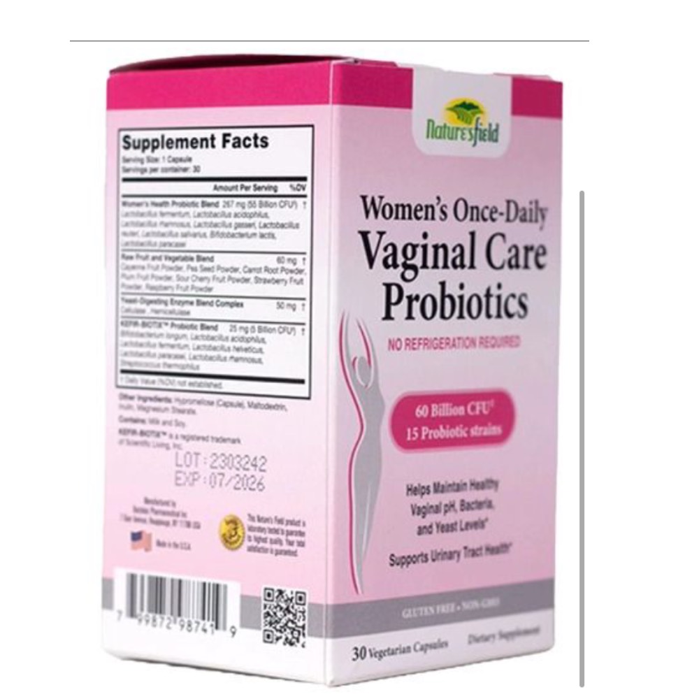 Nature's Field Vaginal Care Probiotics – 30 Capsules | pH Balance, Yeast & BV Support (₦68,000 with Delivery)