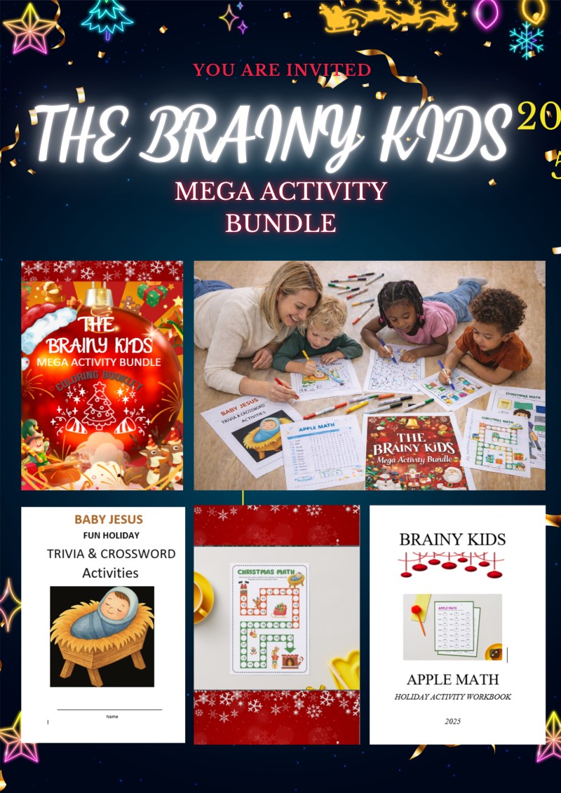 THE BRAINY KIDS MEGA ACTIVITY PACK