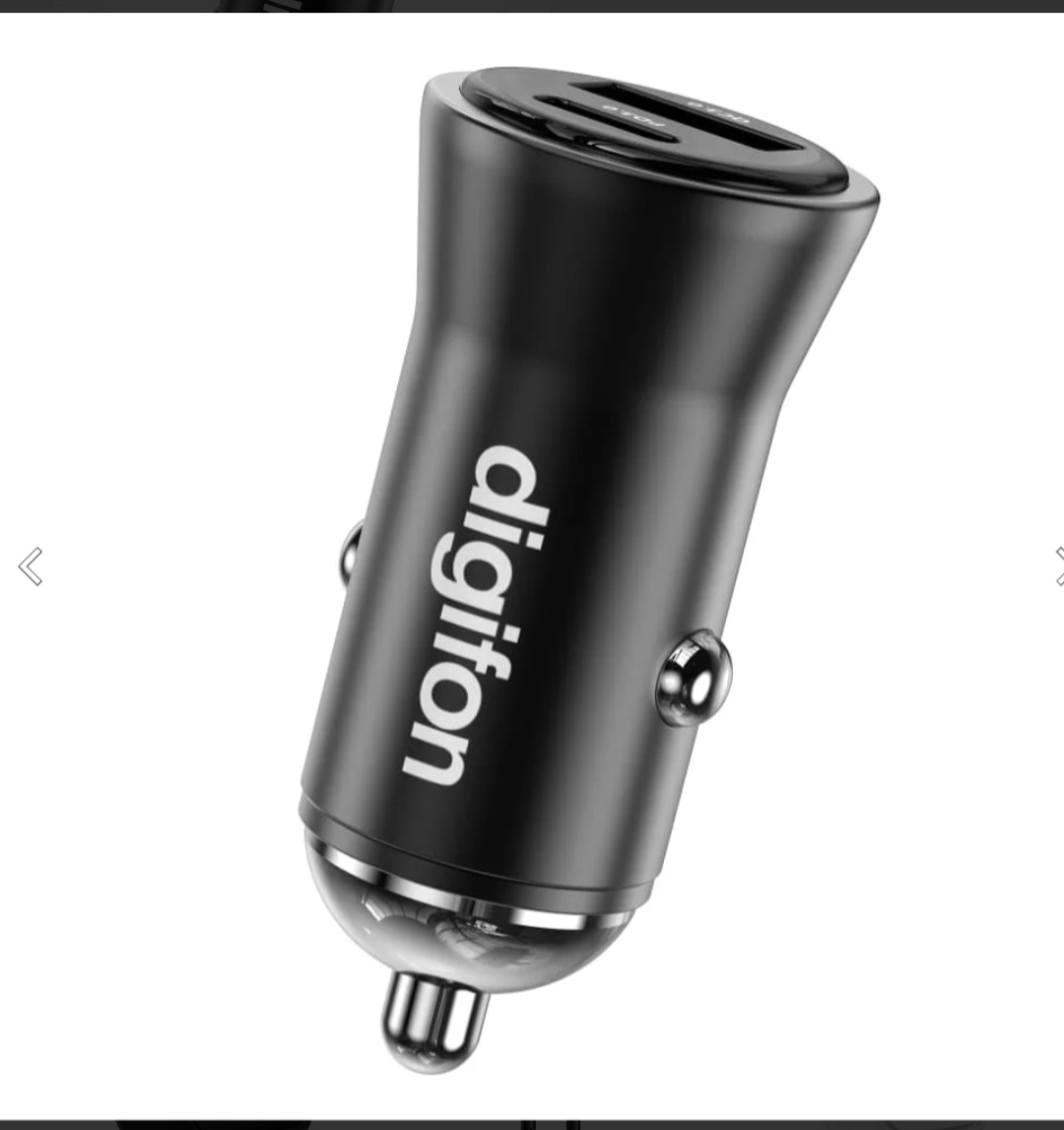 THE Small But Mighty Cheetah DIGIFON 60W Dual Car Charger