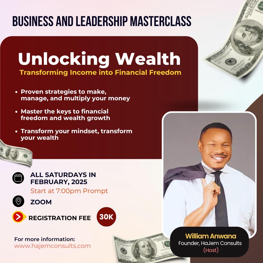 Business and Leadership Masterclass (unlocking Wealth)