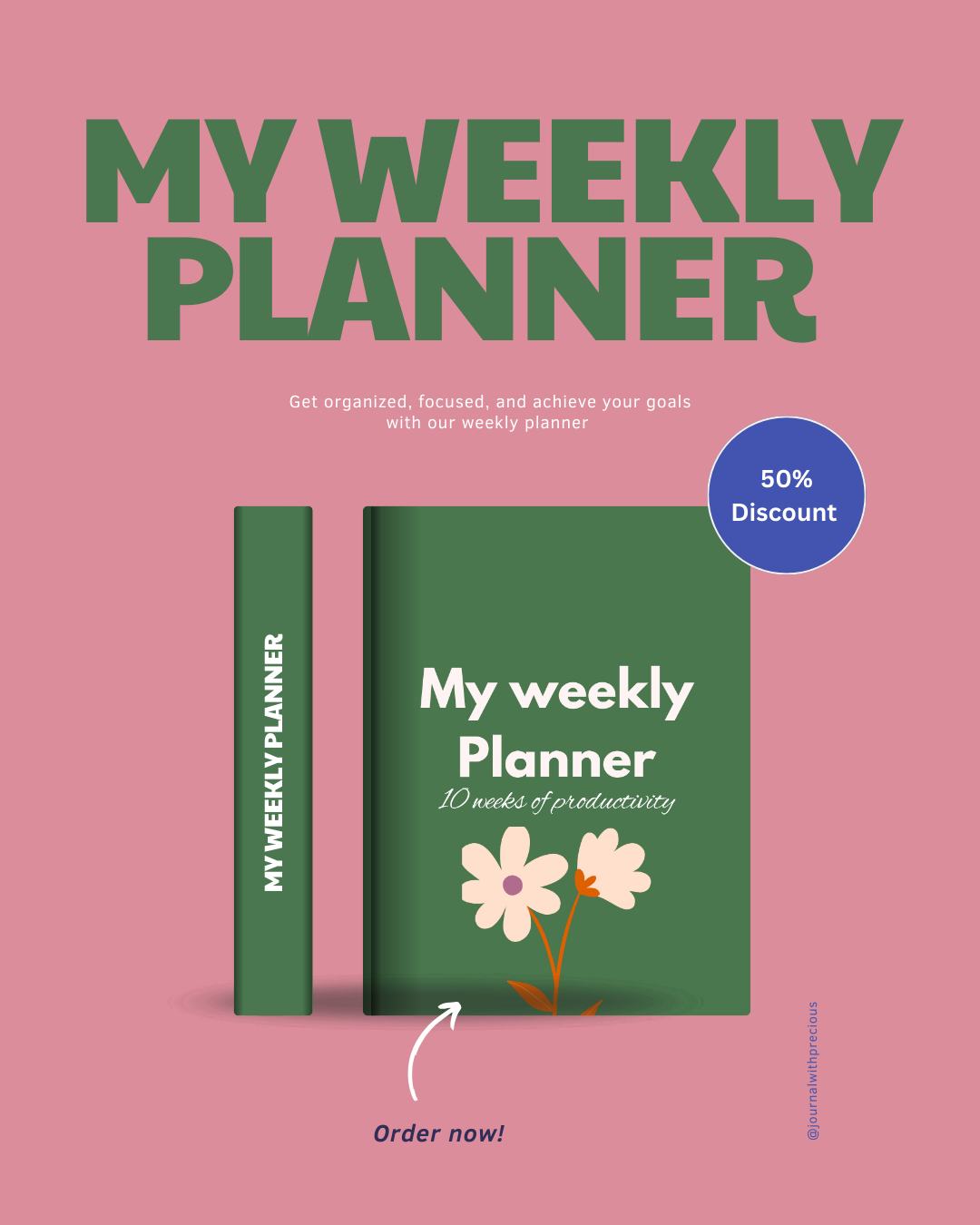 My weekly planner: 10 days of productivity