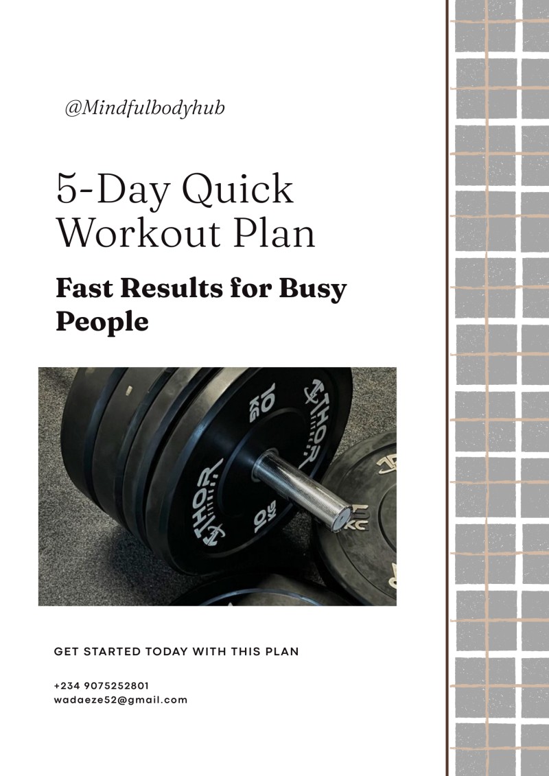 5-Day Quick Workout Plan