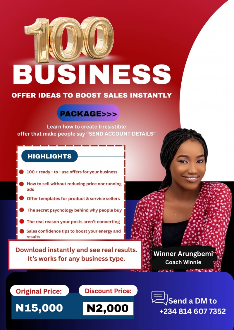 100 business offers ideas to boost sales instantly