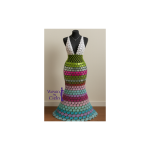 Mesh & Sequin Mermaid Dress