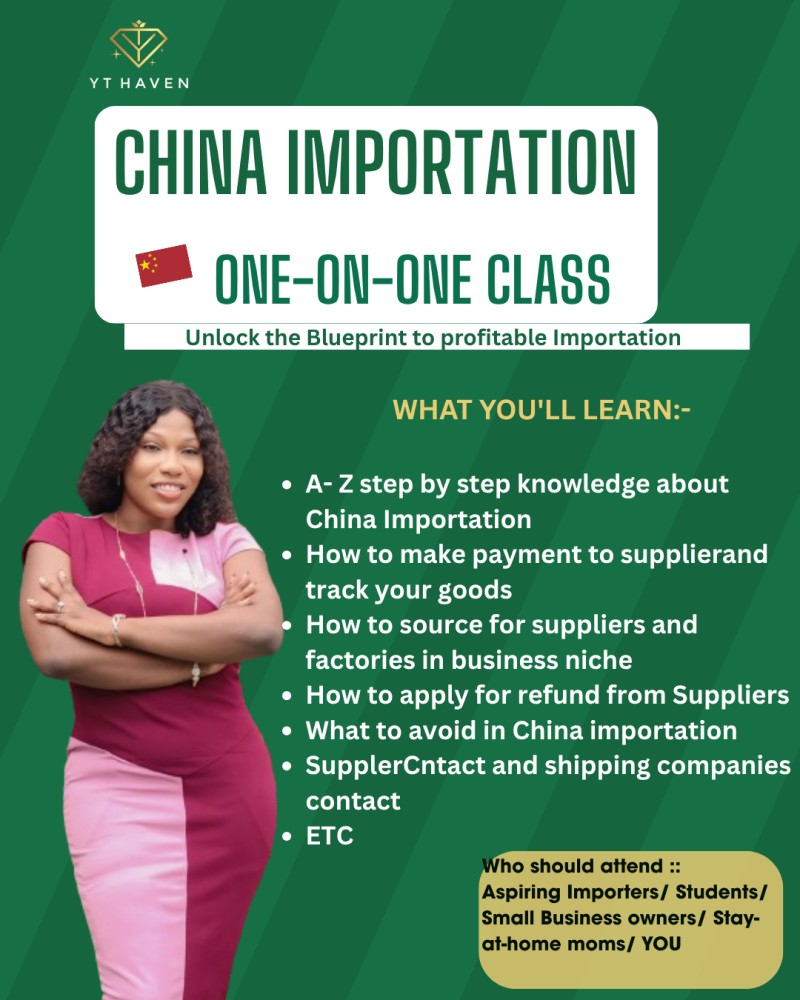One-on-One Importation Masterclass: Import from China