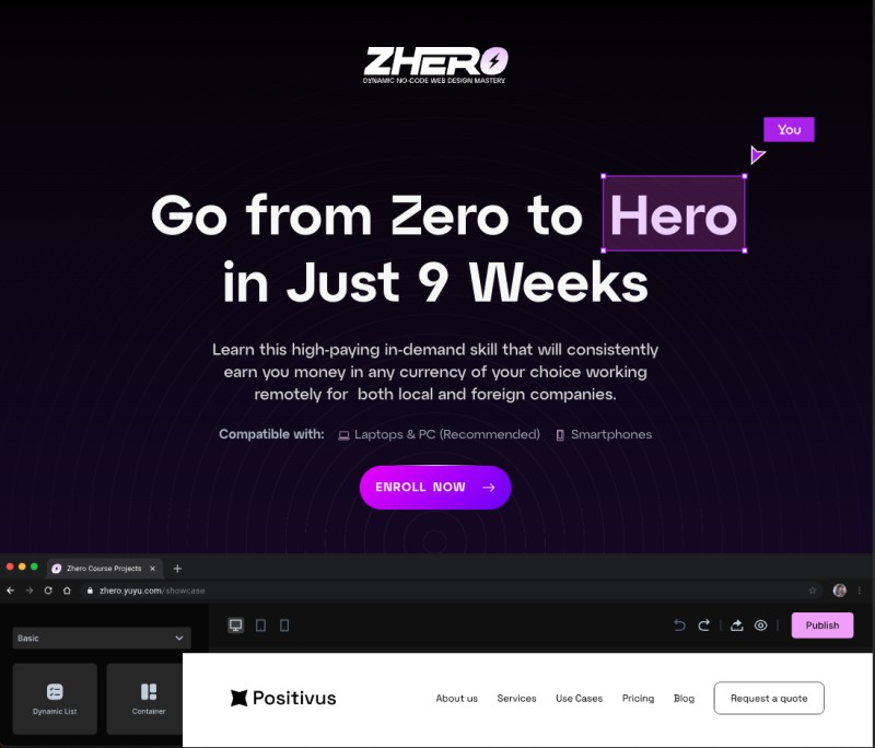 ZHero No-code Web Design Bootcamp