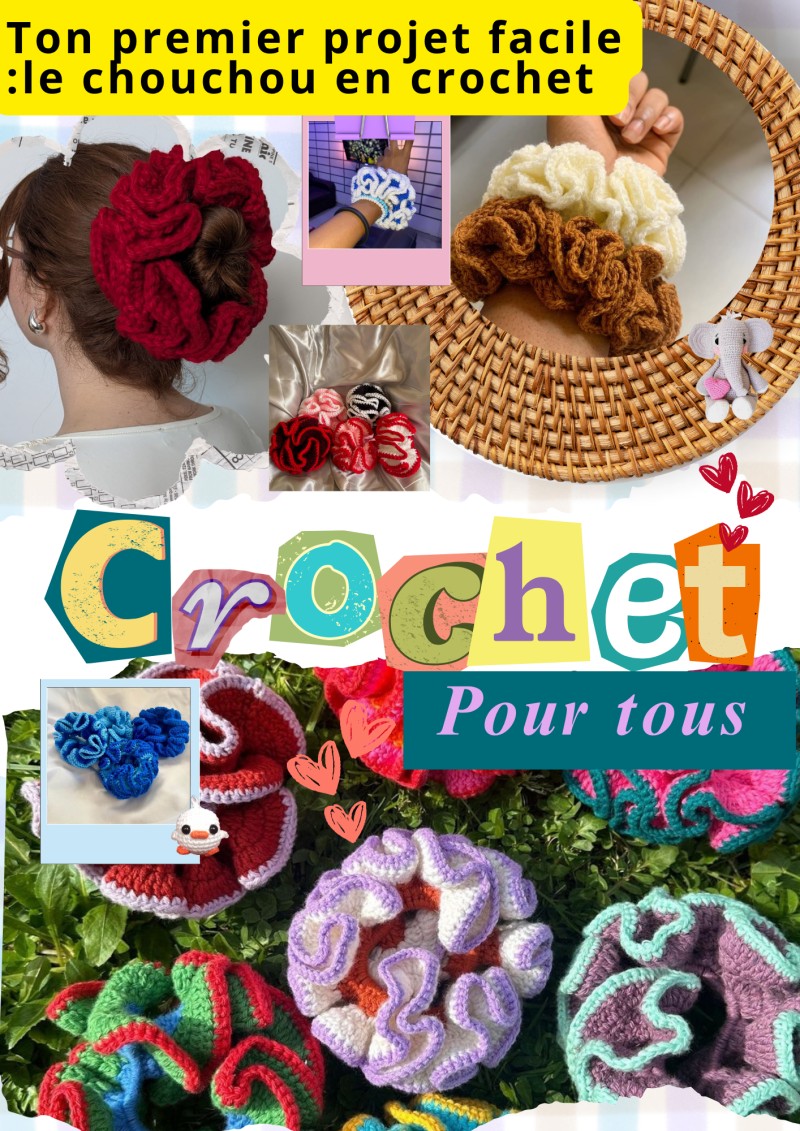 Réaliser un chouchou en crochet