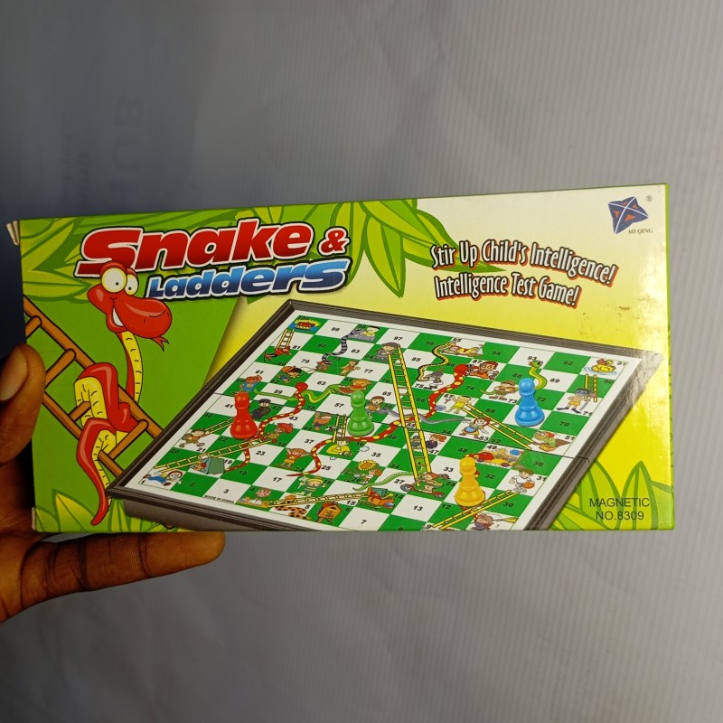 Snake and ladder board game