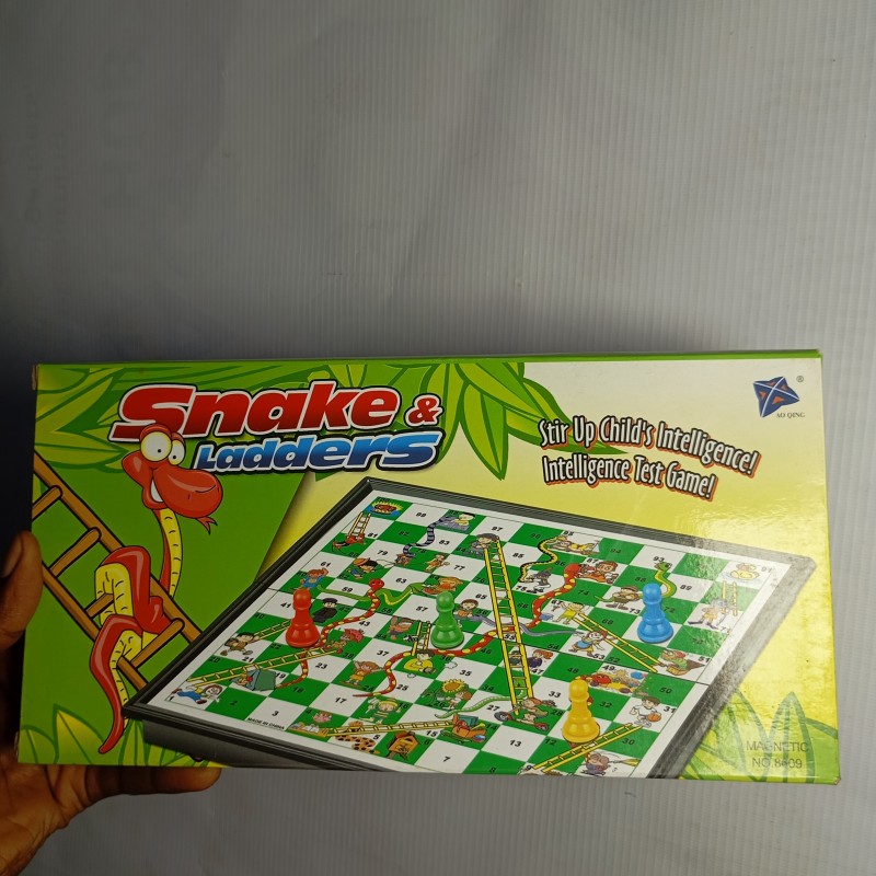 Snake and ladders board game