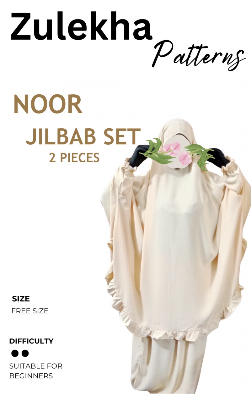 Noor Jilbab Khimar Sewing Pattern