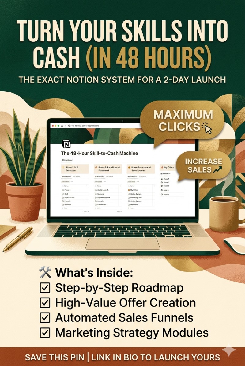 The 48-Hour Skill-to-Cash Machine
