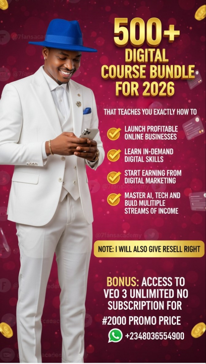 500+ DIGITAL COURSE BUNDLE FOR 2026