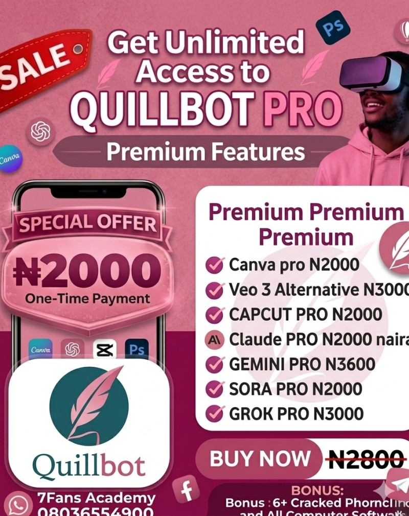 QUILLBOT PRO UNLOCKED