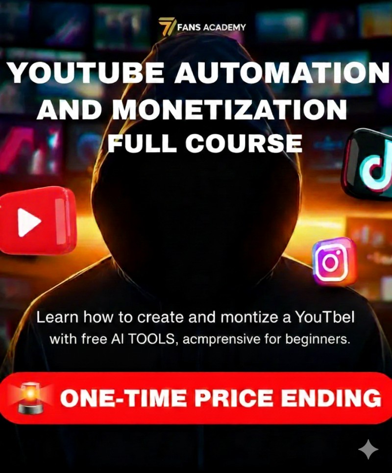 YOUTUBE AUTOMATION AND MONETIZATION ( STEP BY STEP GUIDE USING FREE AI TOOLS.