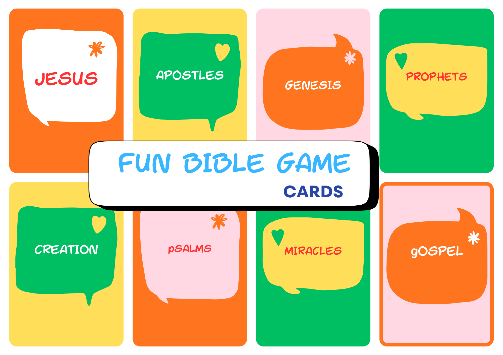 Bible Game Cards