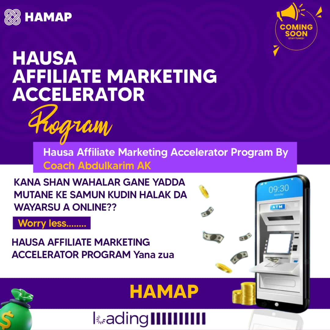Combo Hausa Affiliate Marketing Accelerator Program (HAMAP)