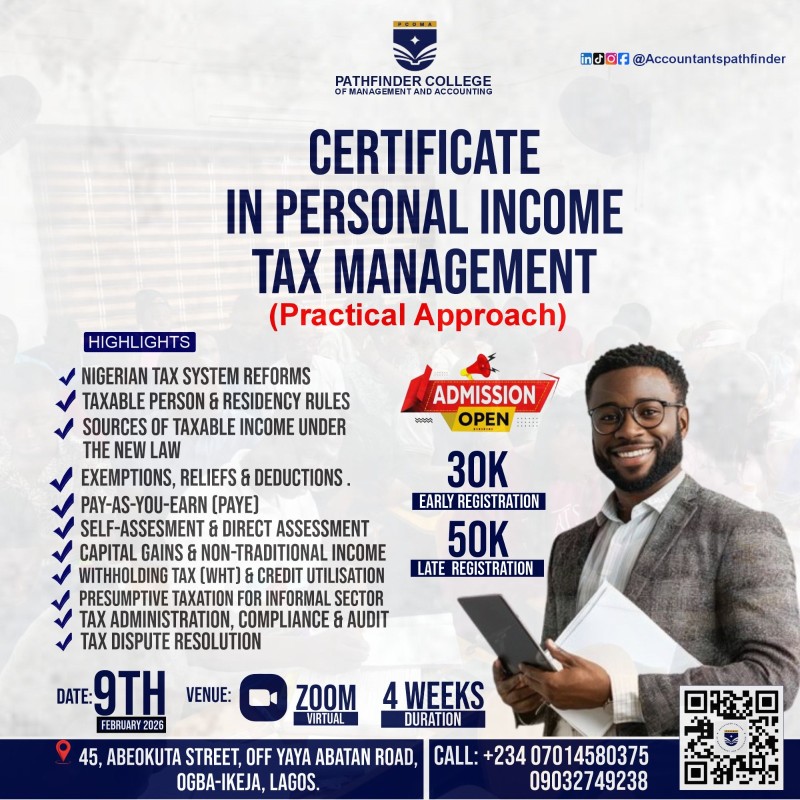 Certificate in Personal Income Tax Management (Practical Approach)