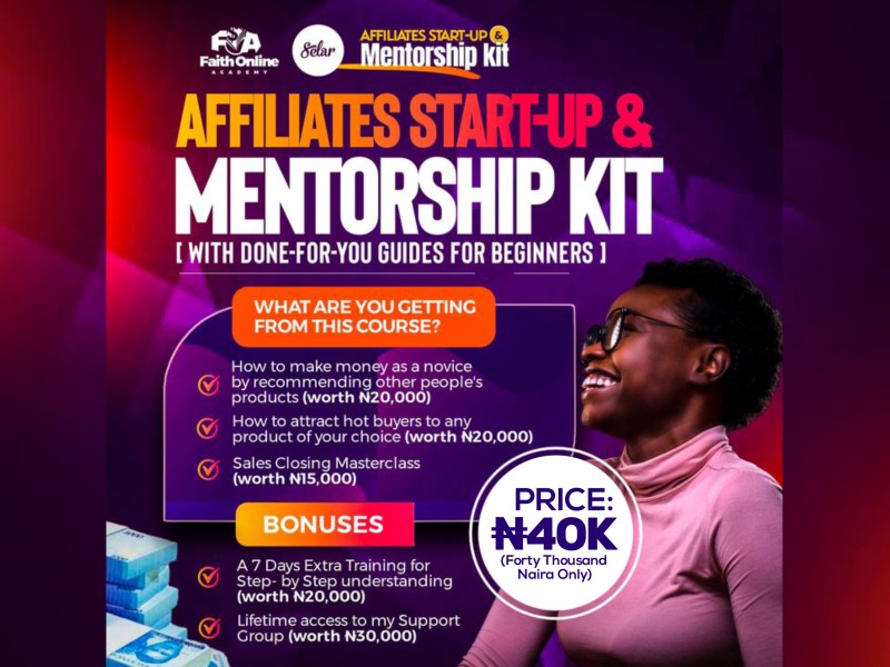 AFFILIATES START-UP & MENTORSHIP KIT PRO